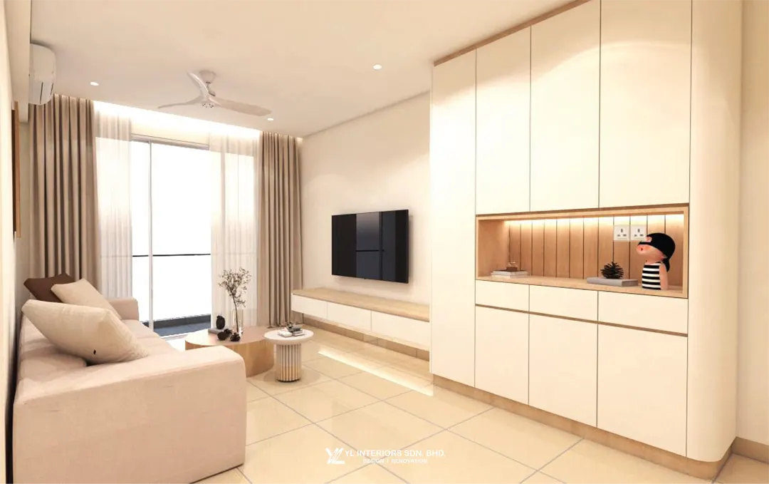 Palm Garden Condo 3D Drawing